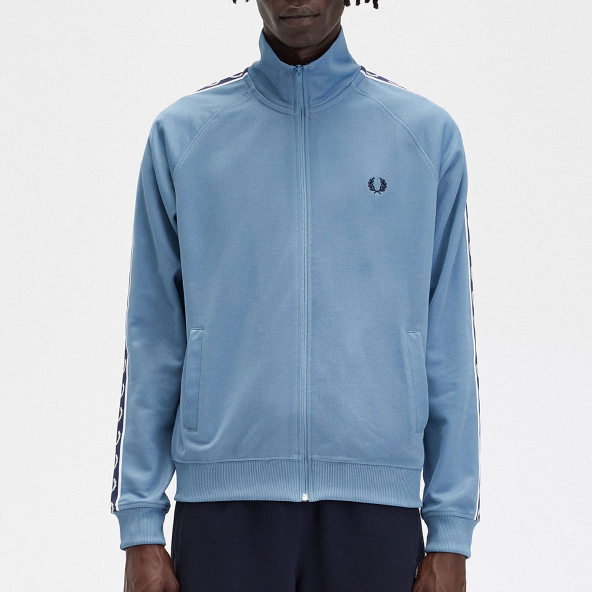 Fred Perry Contrast Tape Trackjacket Men | Plutosport